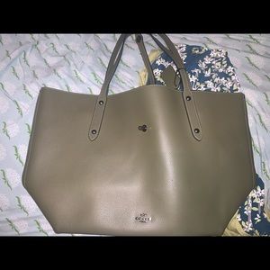 Coach Olive Green Market Tote